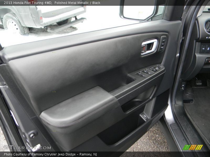 Polished Metal Metallic / Black 2013 Honda Pilot Touring 4WD