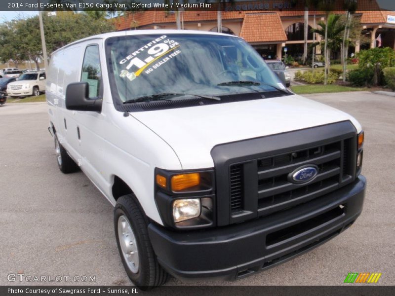 Oxford White / Medium Flint 2014 Ford E-Series Van E150 Cargo Van