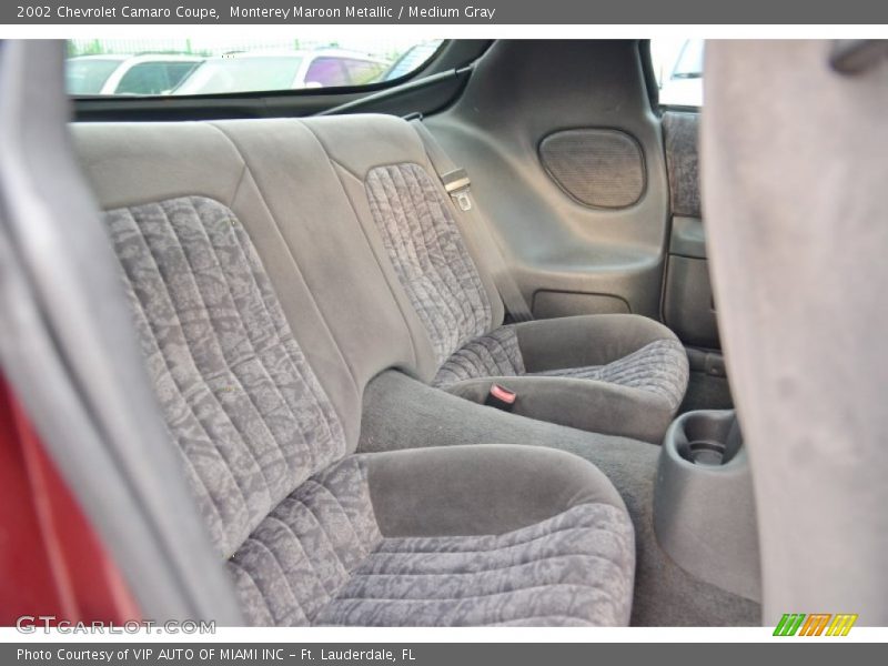 Rear Seat of 2002 Camaro Coupe