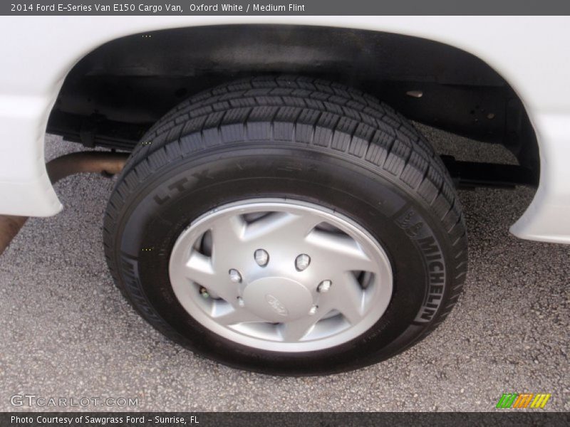 Oxford White / Medium Flint 2014 Ford E-Series Van E150 Cargo Van