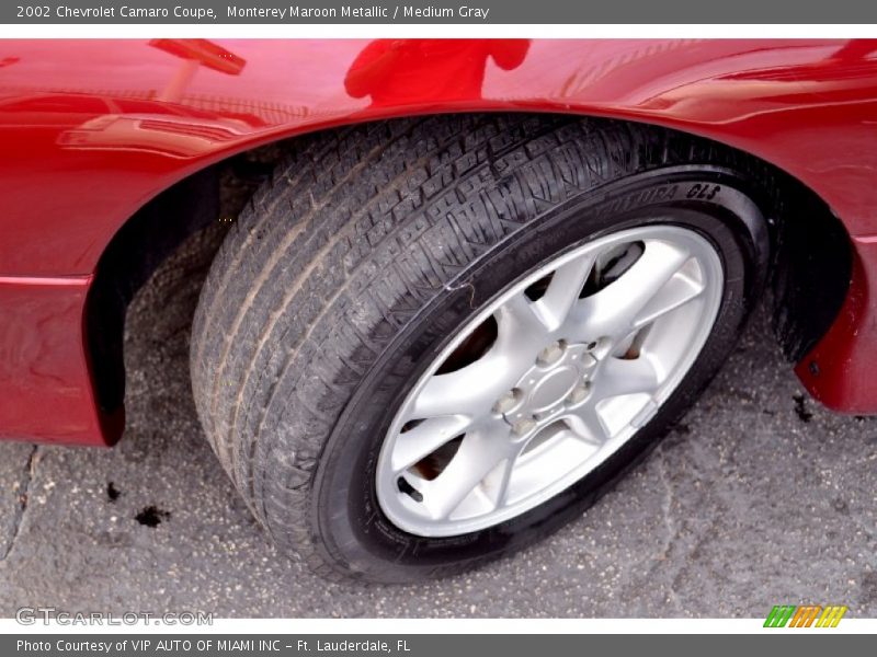 Monterey Maroon Metallic / Medium Gray 2002 Chevrolet Camaro Coupe