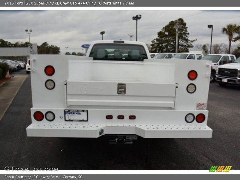 Oxford White / Steel 2015 Ford F350 Super Duty XL Crew Cab 4x4 Utility