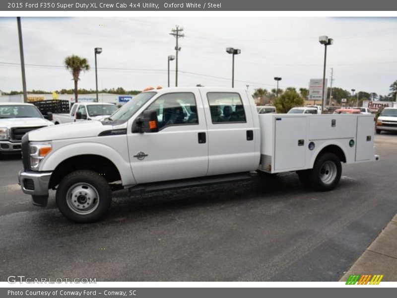  2015 F350 Super Duty XL Crew Cab 4x4 Utility Oxford White