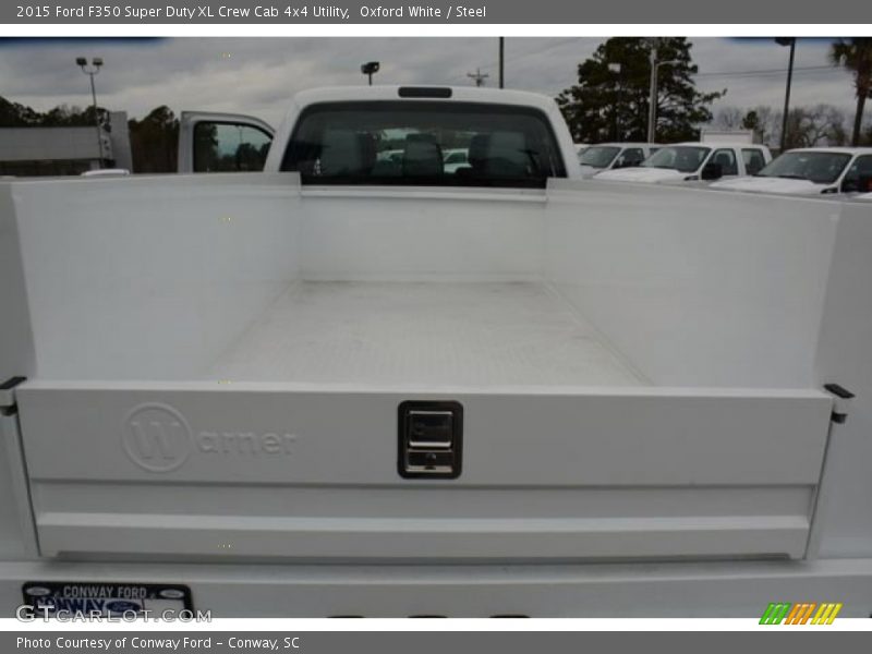 Oxford White / Steel 2015 Ford F350 Super Duty XL Crew Cab 4x4 Utility