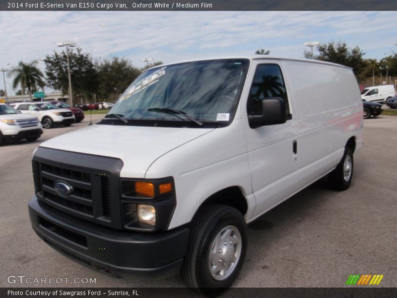 Oxford White / Medium Flint 2014 Ford E-Series Van E150 Cargo Van