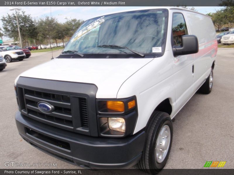Oxford White / Medium Flint 2014 Ford E-Series Van E150 Cargo Van