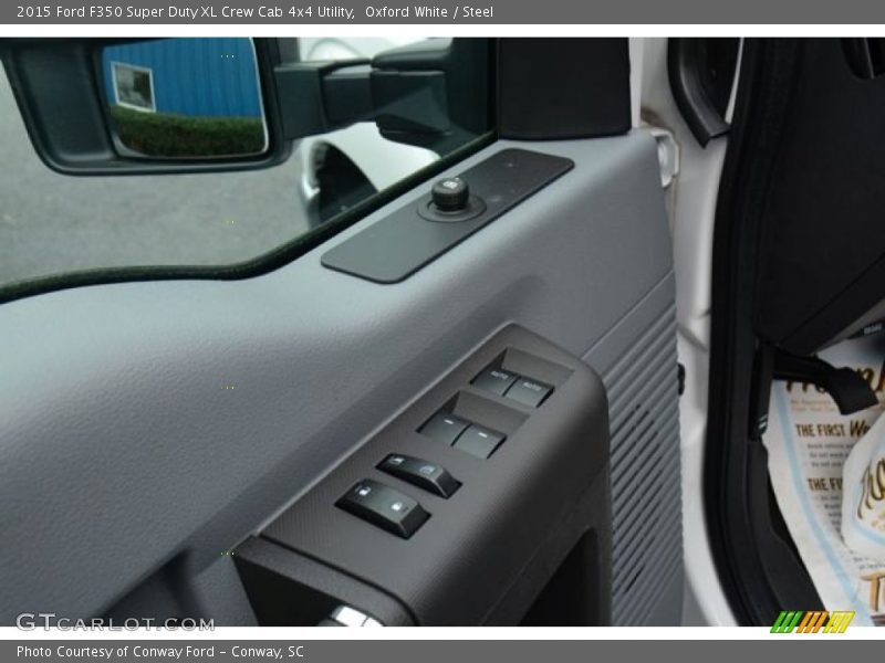 Oxford White / Steel 2015 Ford F350 Super Duty XL Crew Cab 4x4 Utility