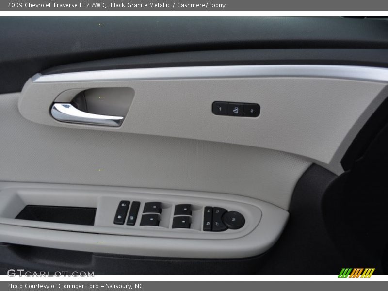 Black Granite Metallic / Cashmere/Ebony 2009 Chevrolet Traverse LTZ AWD