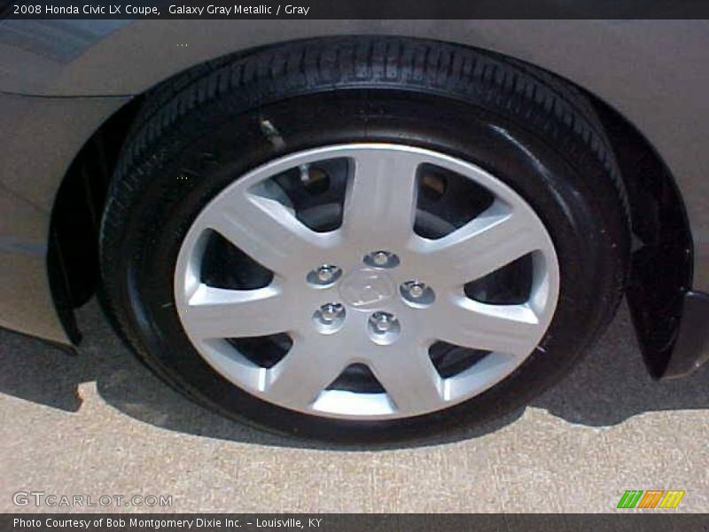 Galaxy Gray Metallic / Gray 2008 Honda Civic LX Coupe
