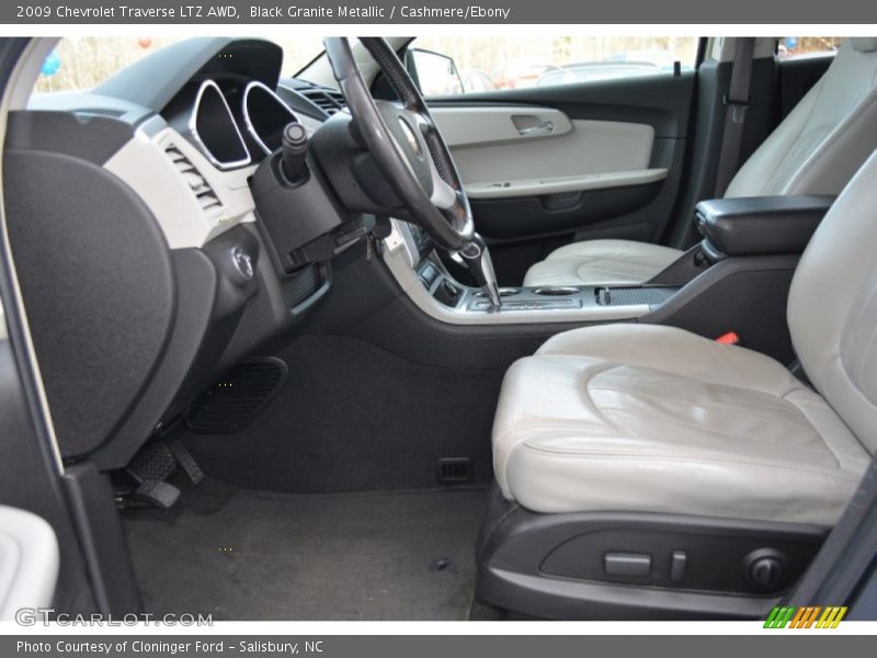 Black Granite Metallic / Cashmere/Ebony 2009 Chevrolet Traverse LTZ AWD