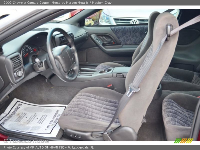  2002 Camaro Coupe Medium Gray Interior