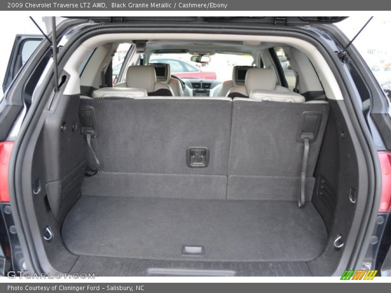 Black Granite Metallic / Cashmere/Ebony 2009 Chevrolet Traverse LTZ AWD