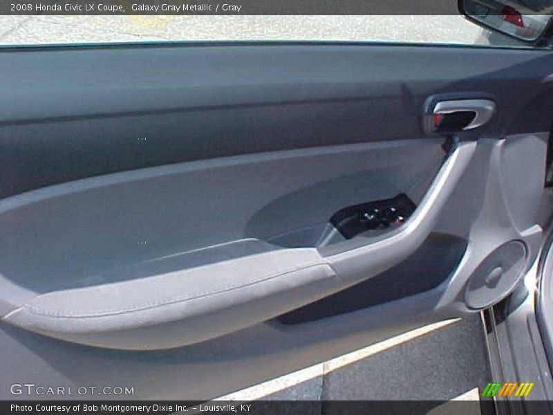 Galaxy Gray Metallic / Gray 2008 Honda Civic LX Coupe