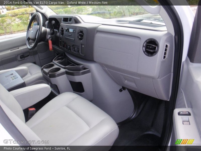 Oxford White / Medium Flint 2014 Ford E-Series Van E150 Cargo Van