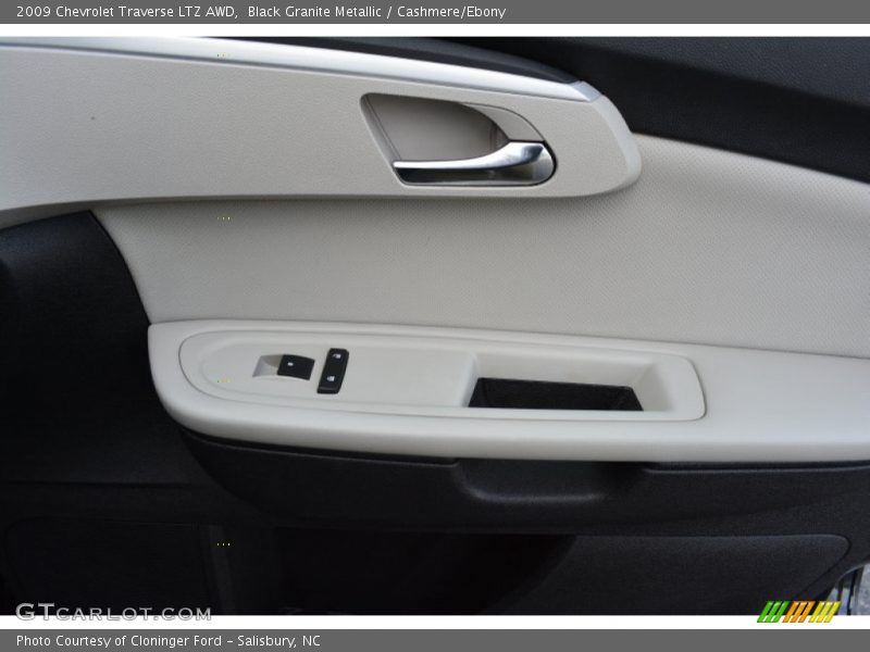 Black Granite Metallic / Cashmere/Ebony 2009 Chevrolet Traverse LTZ AWD