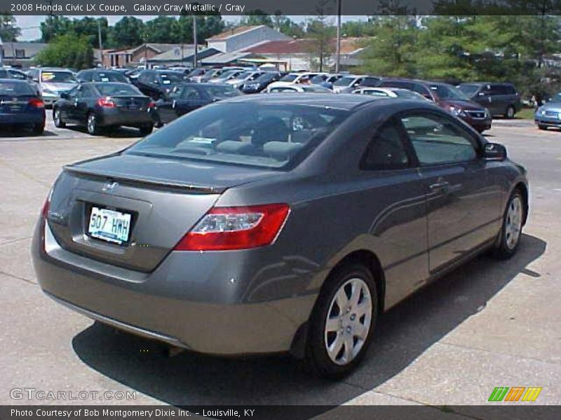Galaxy Gray Metallic / Gray 2008 Honda Civic LX Coupe