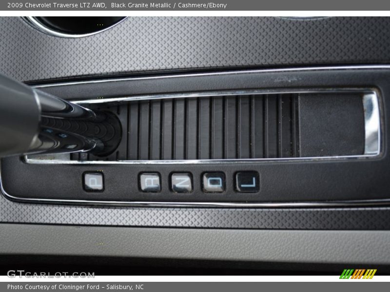 Black Granite Metallic / Cashmere/Ebony 2009 Chevrolet Traverse LTZ AWD