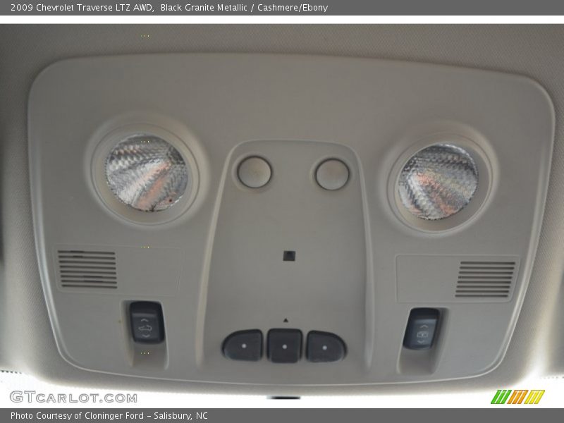 Black Granite Metallic / Cashmere/Ebony 2009 Chevrolet Traverse LTZ AWD