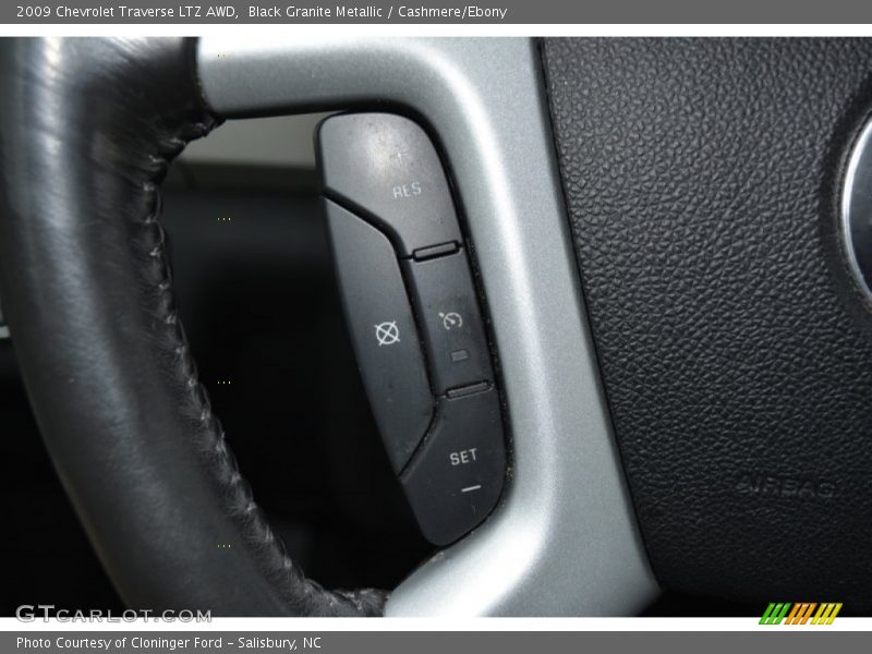 Black Granite Metallic / Cashmere/Ebony 2009 Chevrolet Traverse LTZ AWD