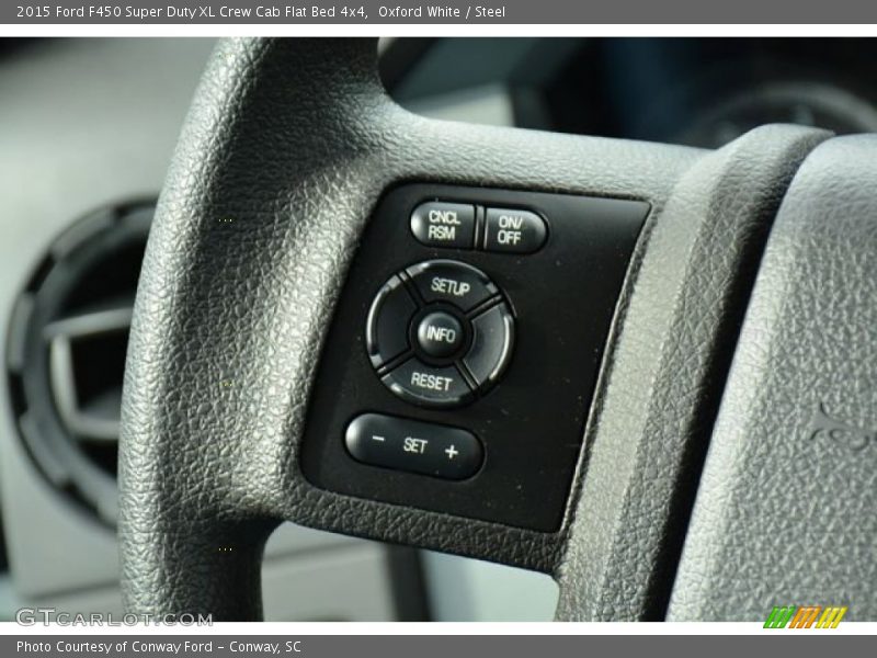 Controls of 2015 F450 Super Duty XL Crew Cab Flat Bed 4x4