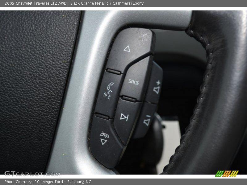 Black Granite Metallic / Cashmere/Ebony 2009 Chevrolet Traverse LTZ AWD