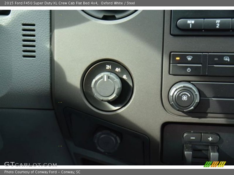 Controls of 2015 F450 Super Duty XL Crew Cab Flat Bed 4x4