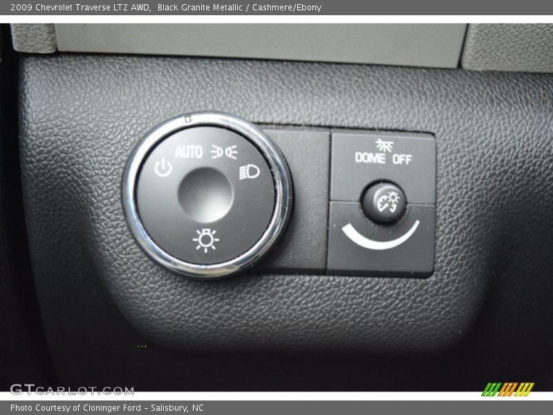 Black Granite Metallic / Cashmere/Ebony 2009 Chevrolet Traverse LTZ AWD