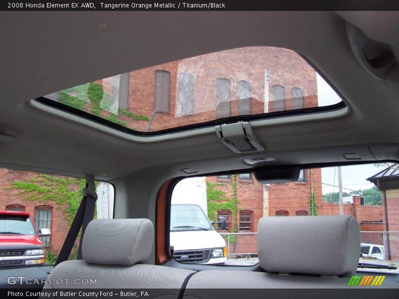 Tangerine Orange Metallic / Titanium/Black 2008 Honda Element EX AWD