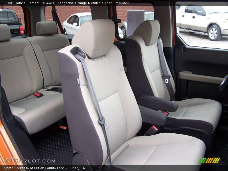 Tangerine Orange Metallic / Titanium/Black 2008 Honda Element EX AWD