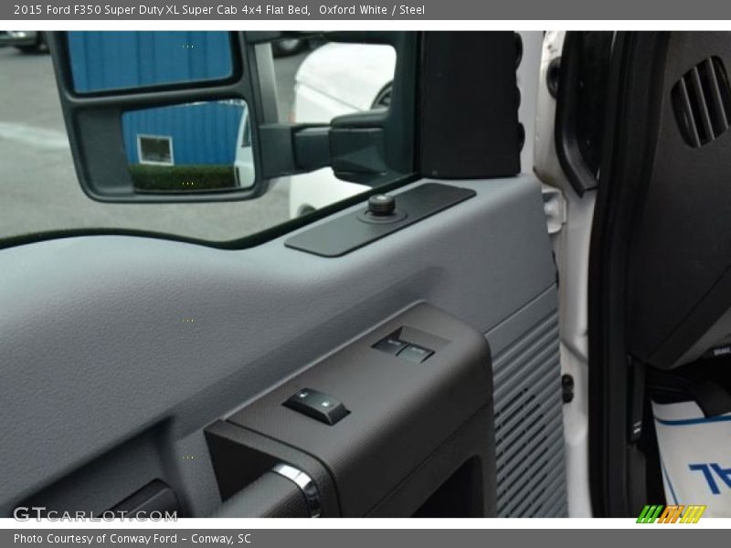 Oxford White / Steel 2015 Ford F350 Super Duty XL Super Cab 4x4 Flat Bed