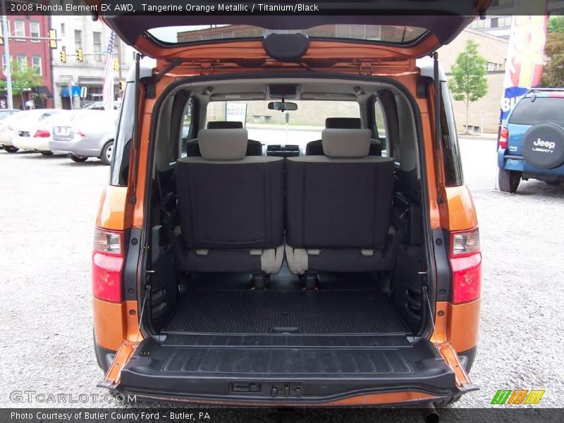 Tangerine Orange Metallic / Titanium/Black 2008 Honda Element EX AWD