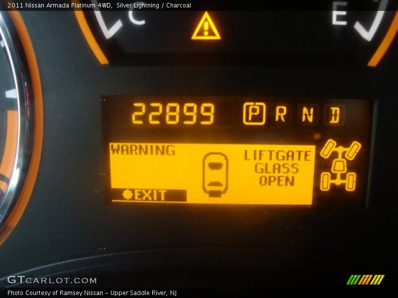 Silver Lightning / Charcoal 2011 Nissan Armada Platinum 4WD