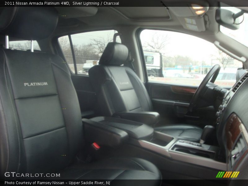 Silver Lightning / Charcoal 2011 Nissan Armada Platinum 4WD