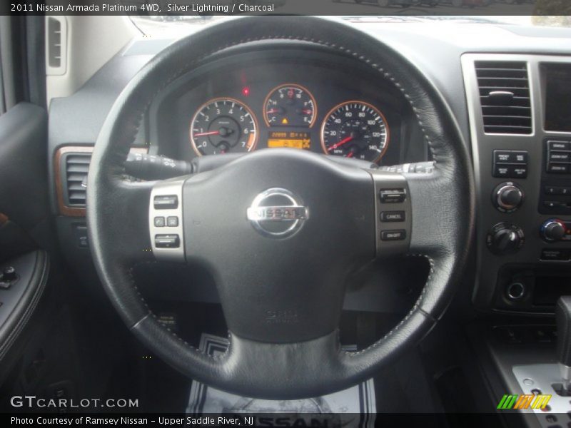 Silver Lightning / Charcoal 2011 Nissan Armada Platinum 4WD