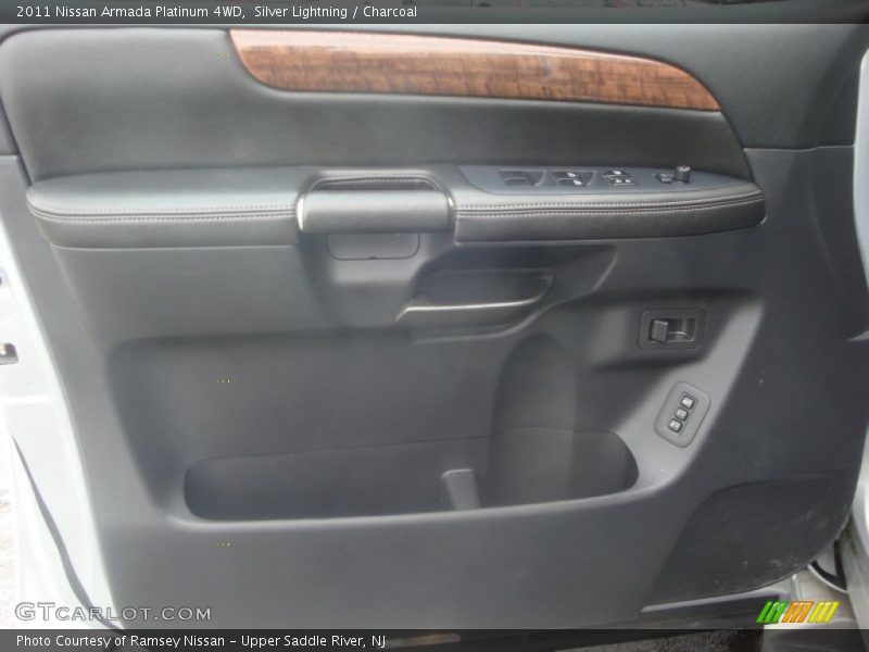 Silver Lightning / Charcoal 2011 Nissan Armada Platinum 4WD