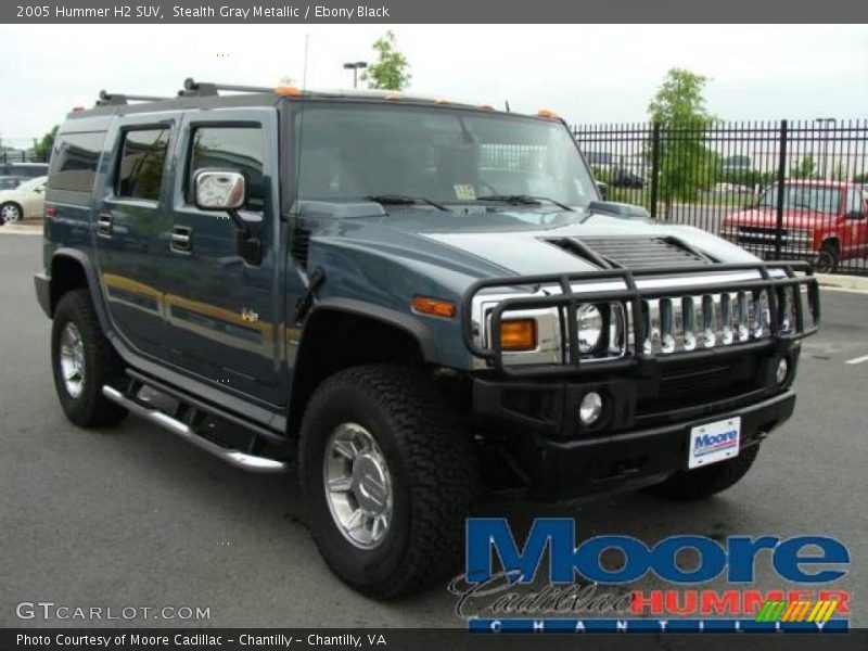 Stealth Gray Metallic / Ebony Black 2005 Hummer H2 SUV
