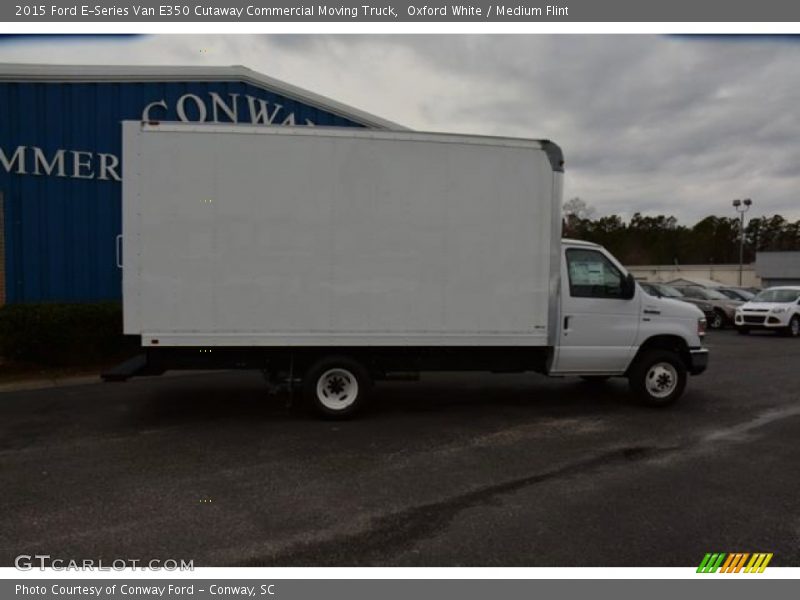 Oxford White / Medium Flint 2015 Ford E-Series Van E350 Cutaway Commercial Moving Truck