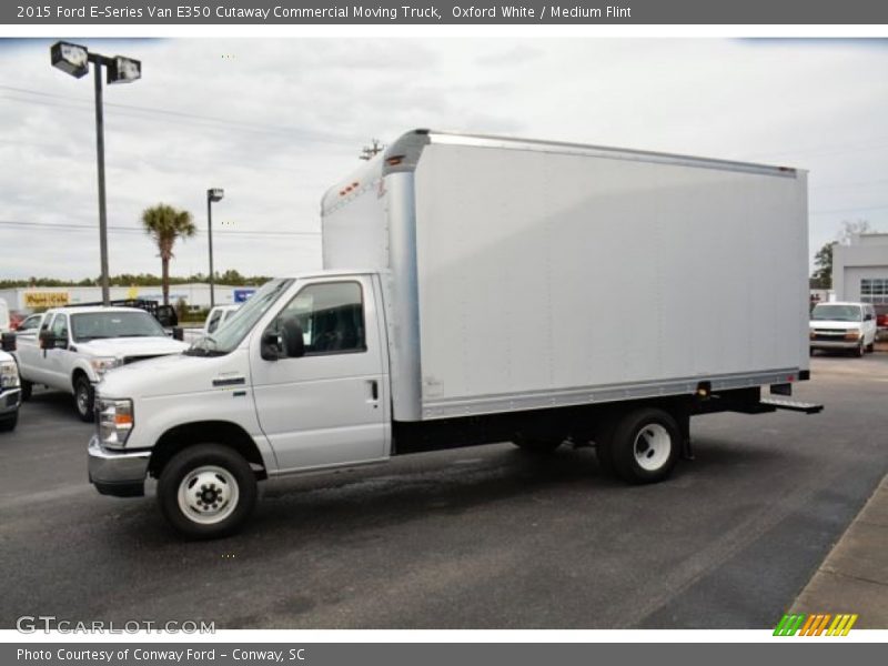  2015 E-Series Van E350 Cutaway Commercial Moving Truck Oxford White