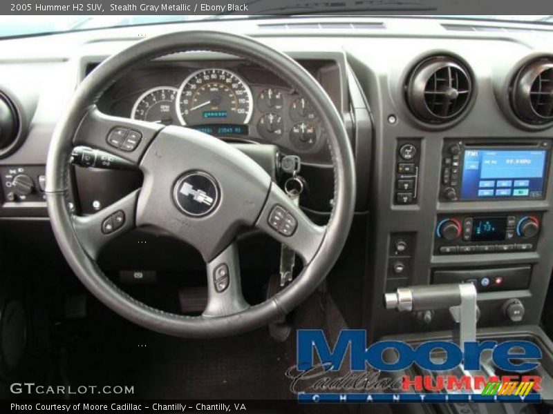 Stealth Gray Metallic / Ebony Black 2005 Hummer H2 SUV
