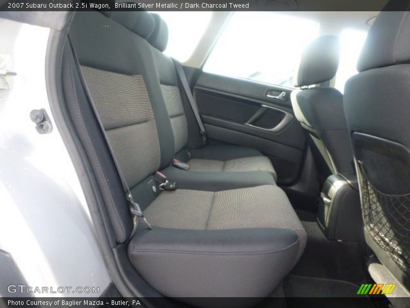 Brilliant Silver Metallic / Dark Charcoal Tweed 2007 Subaru Outback 2.5i Wagon