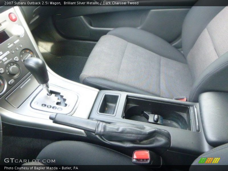 Brilliant Silver Metallic / Dark Charcoal Tweed 2007 Subaru Outback 2.5i Wagon