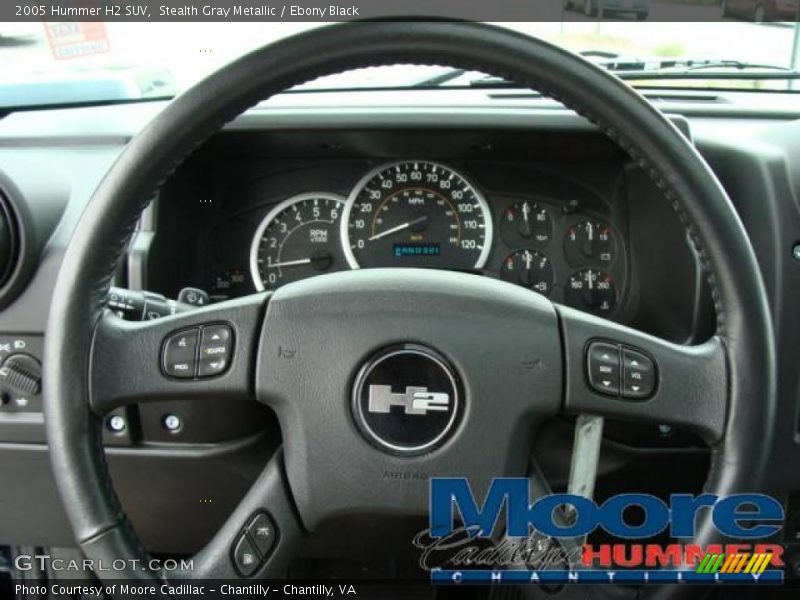 Stealth Gray Metallic / Ebony Black 2005 Hummer H2 SUV