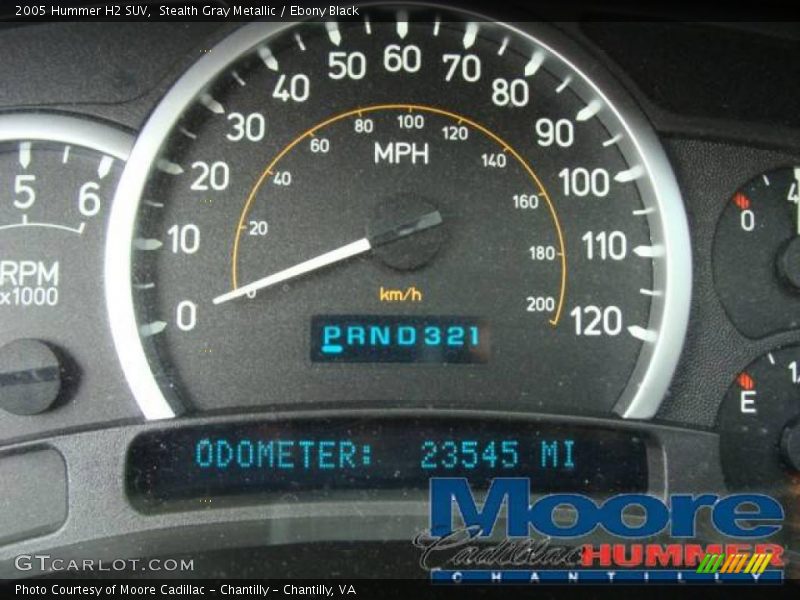 Stealth Gray Metallic / Ebony Black 2005 Hummer H2 SUV