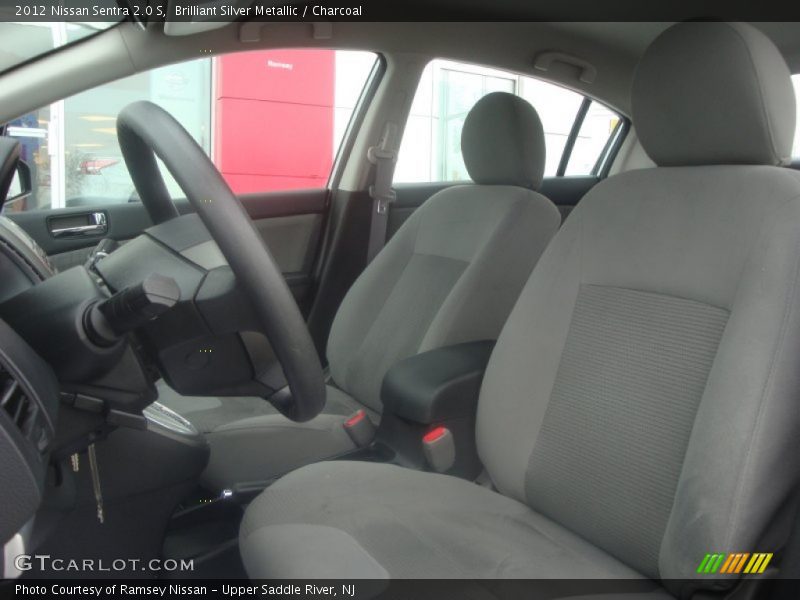 Brilliant Silver Metallic / Charcoal 2012 Nissan Sentra 2.0 S