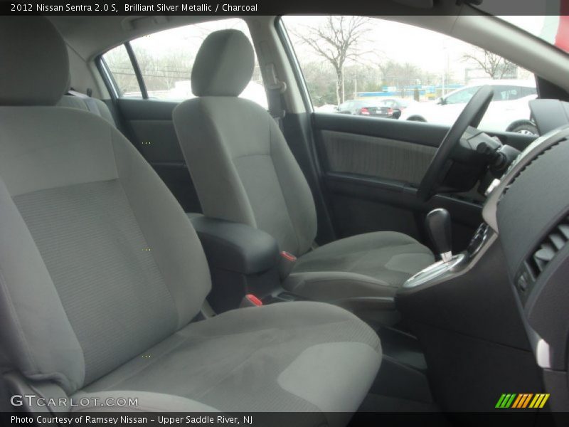 Brilliant Silver Metallic / Charcoal 2012 Nissan Sentra 2.0 S