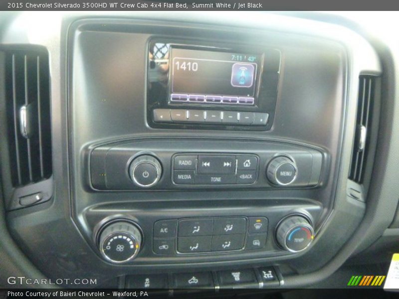 Controls of 2015 Silverado 3500HD WT Crew Cab 4x4 Flat Bed