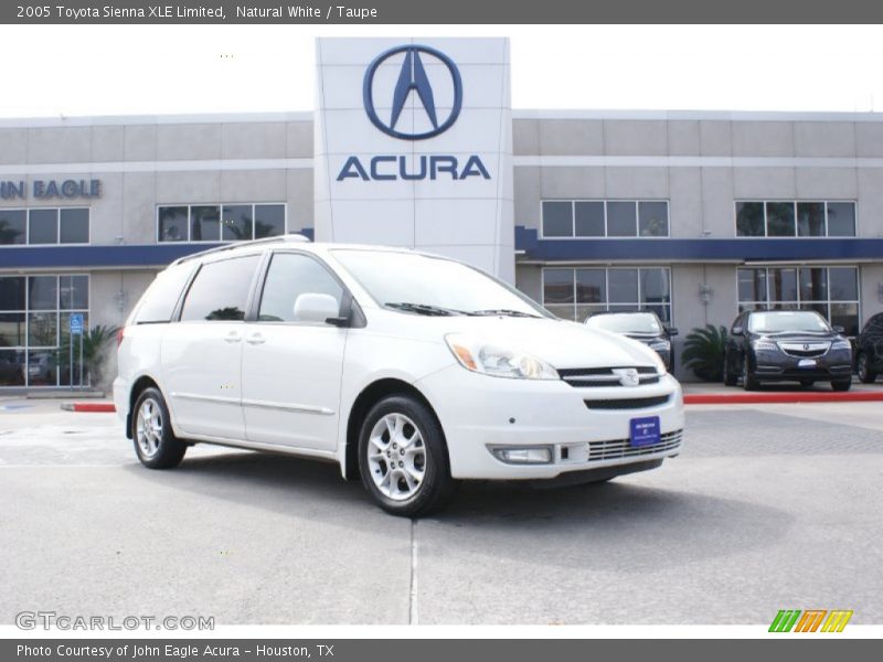 Natural White / Taupe 2005 Toyota Sienna XLE Limited