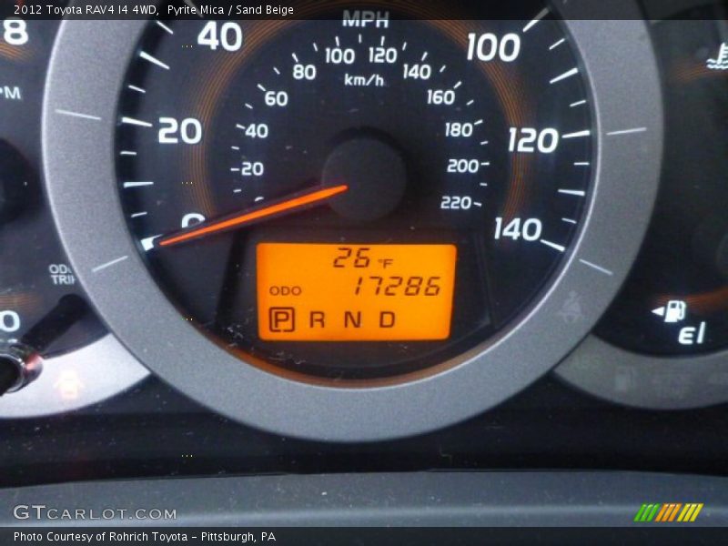 Pyrite Mica / Sand Beige 2012 Toyota RAV4 I4 4WD