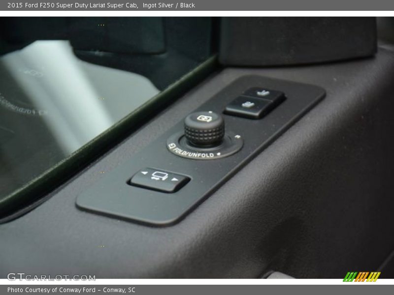 Ingot Silver / Black 2015 Ford F250 Super Duty Lariat Super Cab
