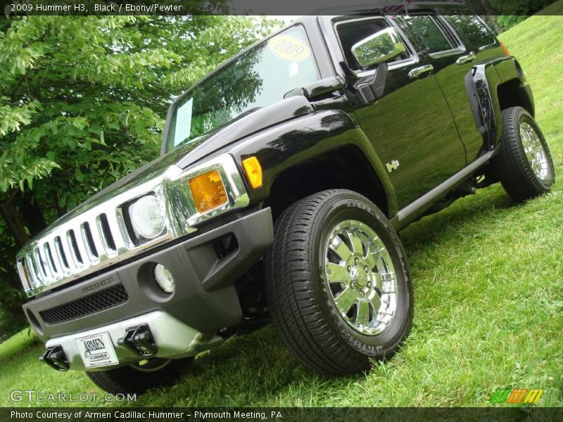 Black / Ebony/Pewter 2009 Hummer H3